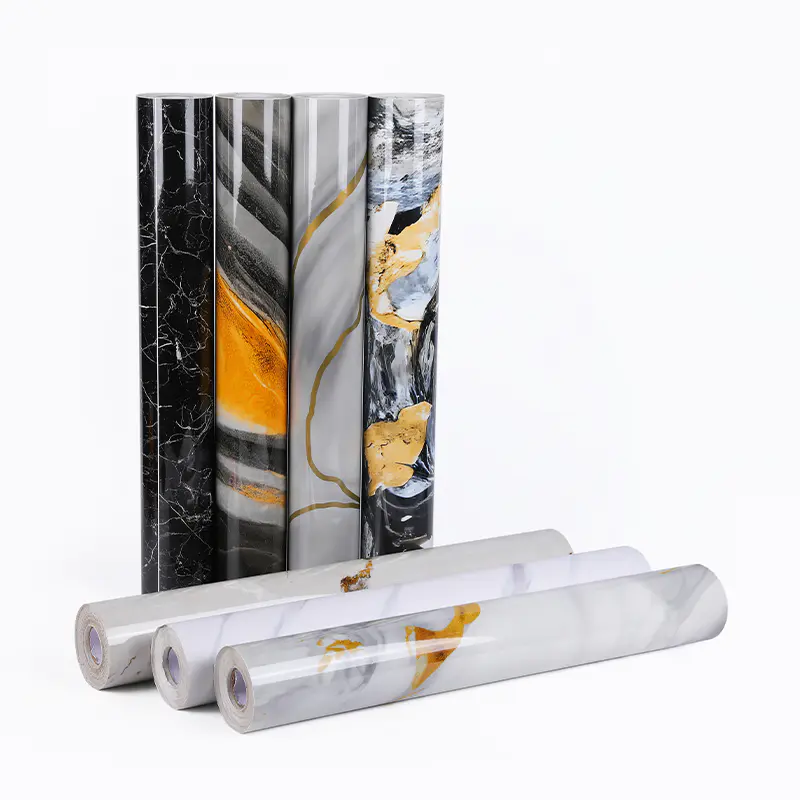 Film PVC Tahan Ledakan Pola Marmer 3D